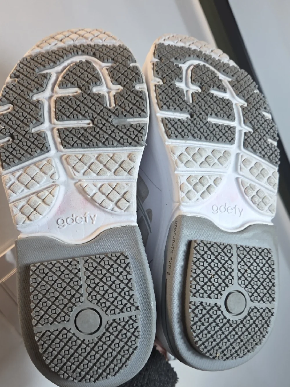 Womens Platform Sneakers in White and Sage Size 10 - Picture 7 of 9